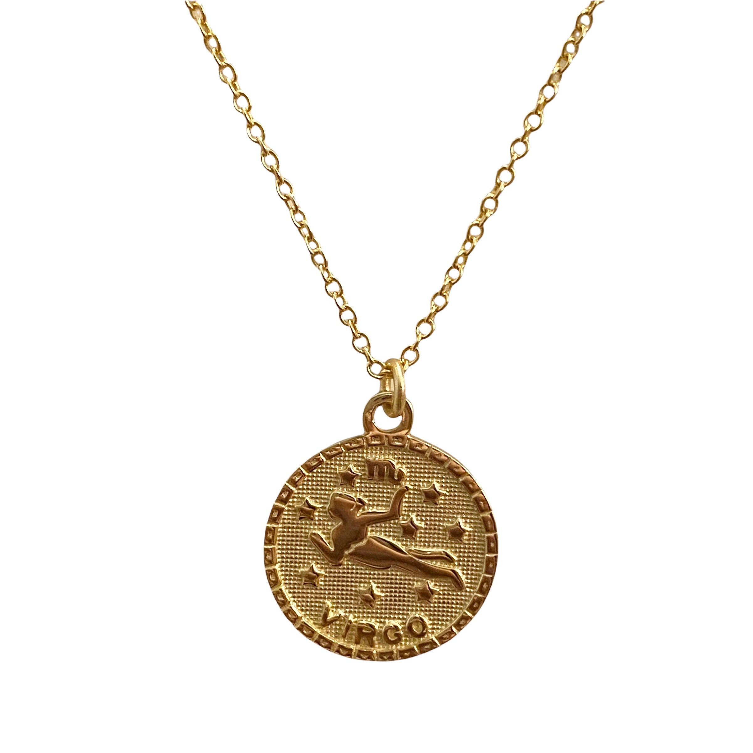 Zodiac Necklace Gold Virgo | Bamboo Trading Company
