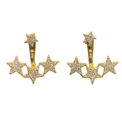 Jacklyn Star Jacket Earrings