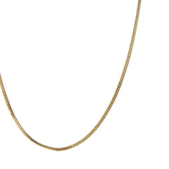 Cuban Chain Thin Flat Necklace 20”