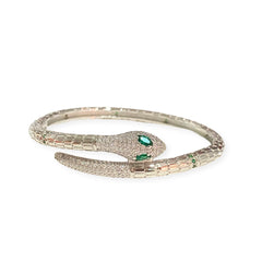 Snake Bangle Cuff Bracelet