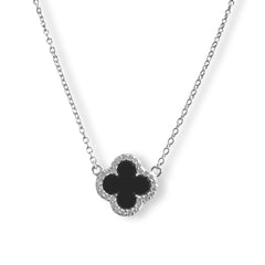 Flora Onyx Small Necklace