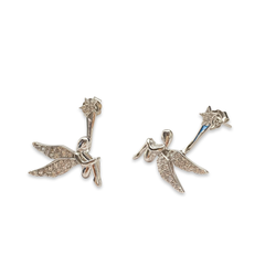 Angel Star Jacket Earrings