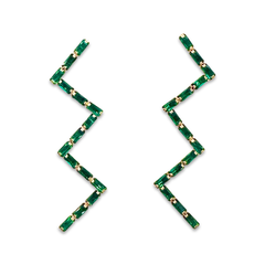 Krista Zig Zag Statement Earrings