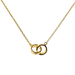 Geovana Double Ring Necklace