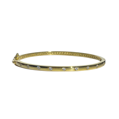 Noellery Snap Sparkle Bangle Bracelet