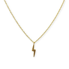 Lightning Bolt Plain Necklace