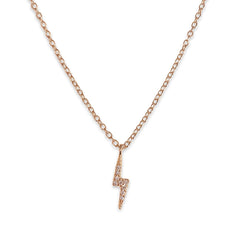 Lightning Bolt Sparkle Necklace