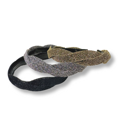 Noellery Glitter Twist Headband