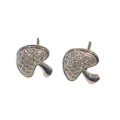 14K Gold Dipped Mushroom Earrings