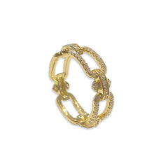 Noelia Chain Link Deco Ring