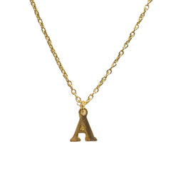 Initial Typeface Necklace