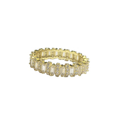 Noelia Baguette CZ Ring